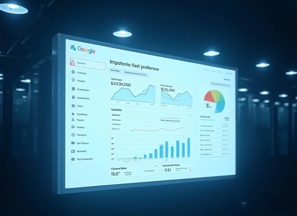 SEO dashboard showing improved performance for a custom website